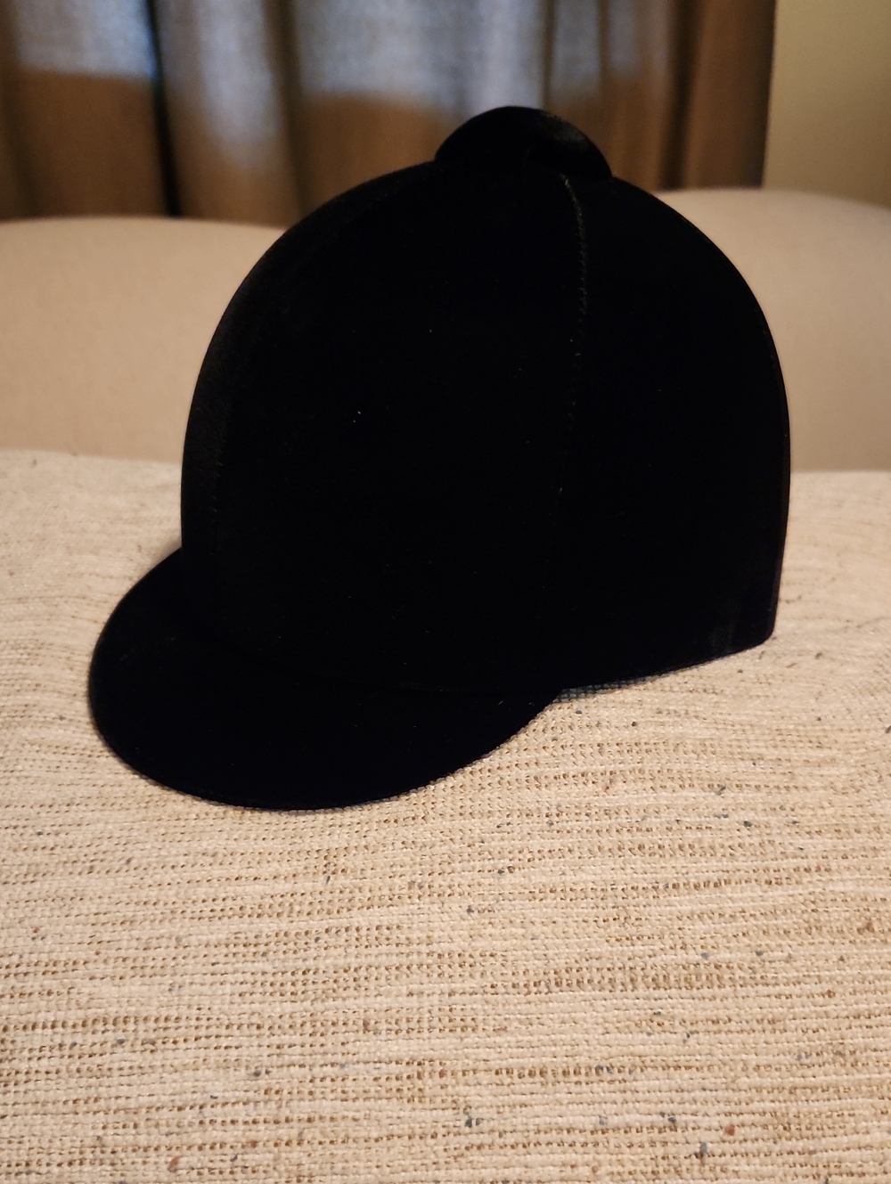 Lexington Safety Products Elegant Black Velvet Riding Hat